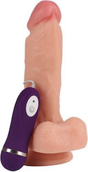 Shequ Iron Dragon Realistic Vibrator 17.5cm Carne