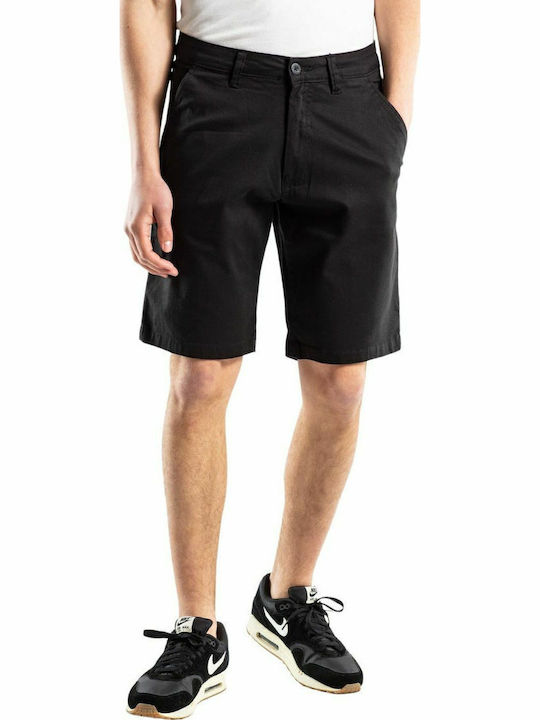Reell Flex Grip Ανδρική Βερμούδα Chino Μαύρη