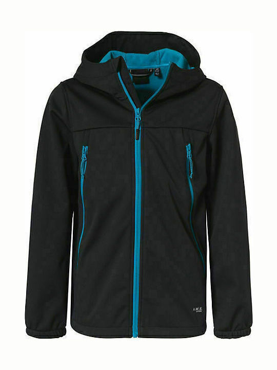 Icepeak Kids' Casual Jacket Short with Hood Black
