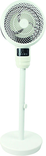 Eurolamp Вентилатор Стоящ Вентилатор 45W Бял