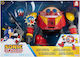 Jakks Pacific 30th Anniversary Giant Eggman Robot Battle Set Sonic για 3+ Ετών