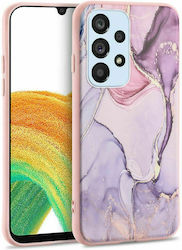 Tech-Protect Marble 2 Silicone Back Cover Colorful Pink (Galaxy A33 5G)