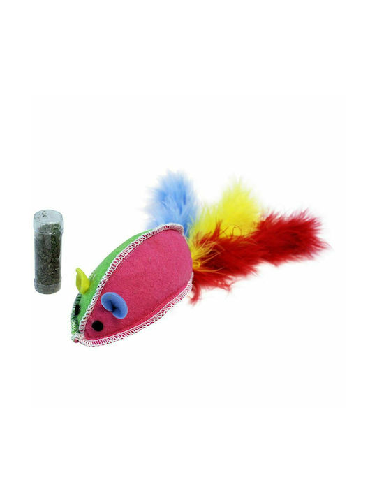 Happypet Jucărie pentru pisici Șoricel cu Catnip Șoricel 8.5x24x6cm