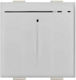 Abb Chiara Recessed Wall Switch Lighting with Frame White
