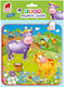 Παιδικό Puzzle Ζωάκια Αγρού για 3+ Ετών 17pcs Roter Kafer