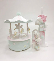 Elena Manakou Star Carousel Baptism Package with Theme Animals 7pcs