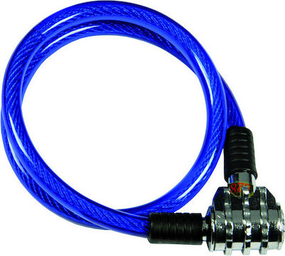 Maurer Bicycle Cable Lock with Combination Blue