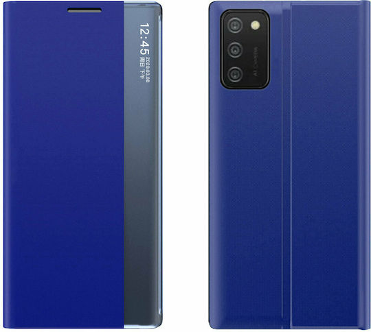 New Sleep Umschlag Rückseite Kunststoff Blau (Galaxy A03s)