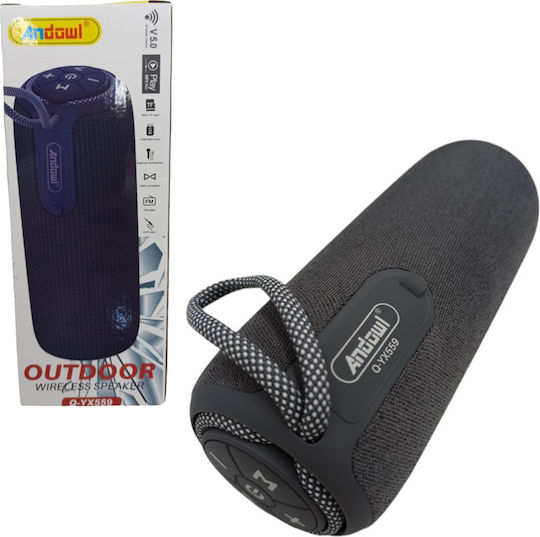 Andowl Ηχείο Bluetooth με Ραδιόφωνο και Διάρκεια Μπαταρίας έως 3 ώρες Μαύρο Q-YX559- Outdoor