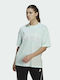 Adidas Essentials Repeat Damen Sportlich Oversized T-shirt Ice Mint