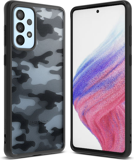 Ringke Fusion Matte Back Cover Πλαστικό / Σιλικόνης Μαύρο (Galaxy A73)