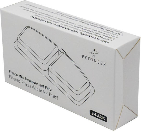 Petoneer Fresco Mini Ανταλλακτικά Φίλτρα από Προπυλένιο σε Λευκό Χρώμα 2τμχ