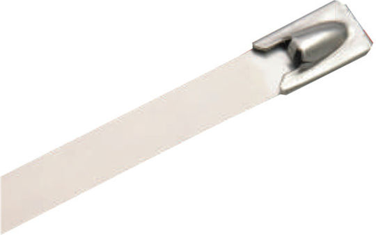 Elvhx Metallic Cable Ties 840mm x 7.9mm in White Colour (100 pcs) 19752