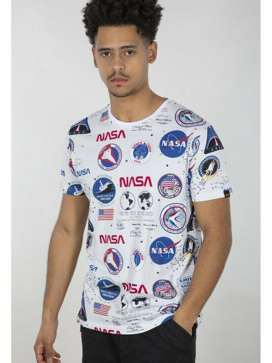 NASA T-shirt Λευκό