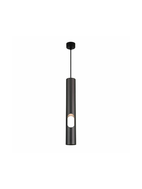 Optonica Pendant Light Black with Socket GU10 6x40cm