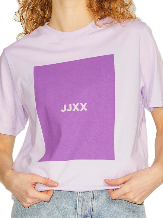 Jack & Jones Damen Sport T-Shirt Pastel Lilac