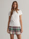 Women's Polo Blouse Short Sleeve White