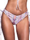 Romantic Era Bikini Slip mit Schnürchen Lila