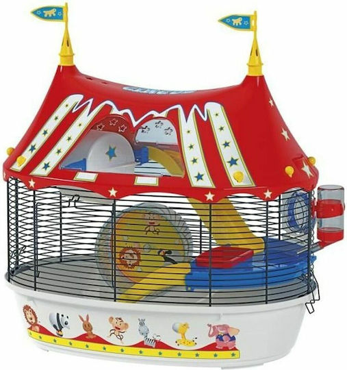 Ferplast Circus Fun Cușcă pentru Rozătoare Cusca pentru hamster 49.5x34x42.5cm
