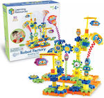 Learning Resources Joc de construcție din plastic Gears Gears Gears! Robot Factory Building Set pentru copii de 4++ ani