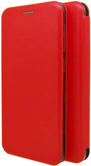 Ancus Magnetic Curve Книга Изкуствена кожа Червен (Poco X3 GT)