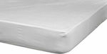 Beauty Home Single Jersey Mattress Cover Fitted White 2021430000017 100x200+30cm