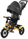 Lorelli New Convertible Kids Tricycles with Parental Handle 4 in 1 for 1-3 Years Black