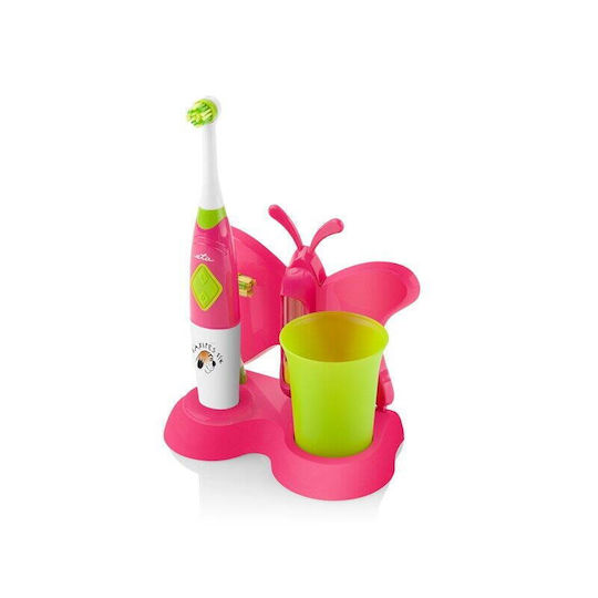 ETA Children's Electric Toothbrush with Chronograph Pink with Replacement Heads