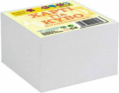 AGC Notes Pad Cube White 9x9cm