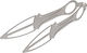 AO Warrior Tongs Hookah Warrior Stainless Steel Tongs 1pcs