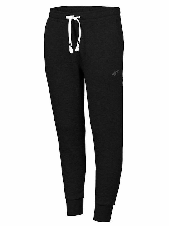 4F Copilăresc Pantalon de Trening Negru 1buc