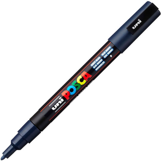 Uni-Ball PC-3M Marker Permanent 1.3mm Navy Blue