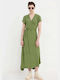 Funky Buddha Summer Midi Dress Wrap Cactus