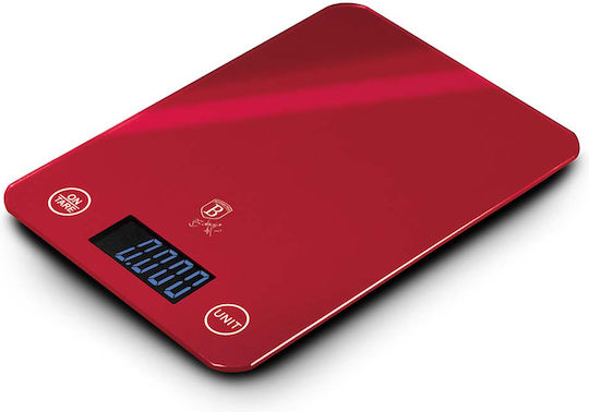 Berlinger Haus Digital Kitchen Scale Up To 5kg Red