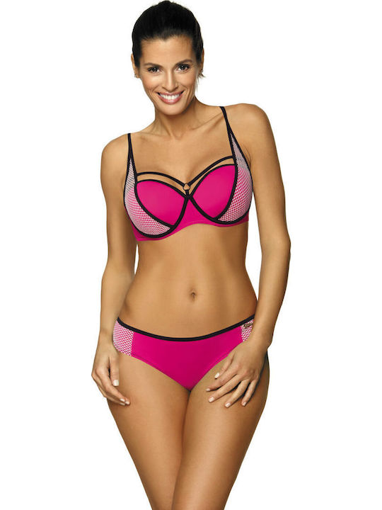 Marko Set Bikini Push Up Φούξια