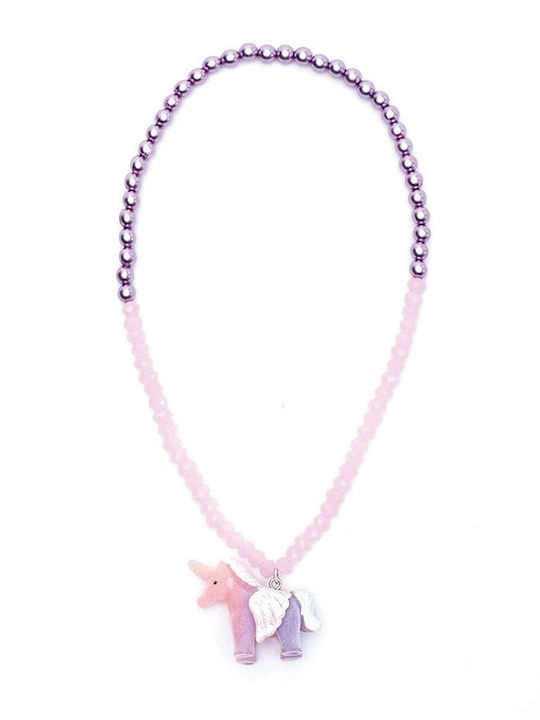 Great Pretenders Faux Chain Kids Necklaces Unicorn Pink 86127