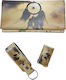 Dino Rossi Tobacco Pouch Dreamcatcher With Magnetic Clasp 16x9cm Beige