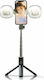 P40S-F Ring Light 7.8cm With Desktop Tripod and Mobile Phone Holder