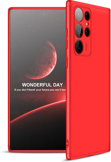 GKK 360 Пластмаса Червен (Galaxy S22 Ultra 5G)