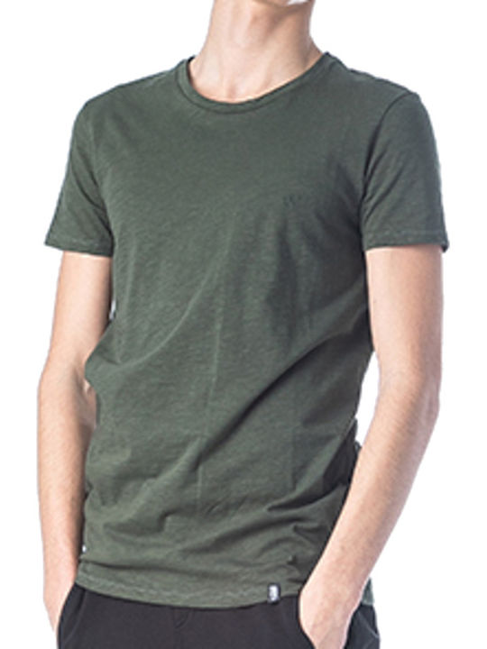 Paco & Co Men's Short Sleeve T-shirt Khaki