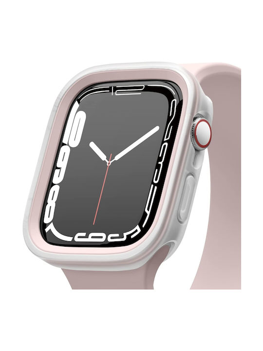 Elago Duo Πλαστική Θήκη Transparent/Lovely Pink για το Apple Watch 45mm