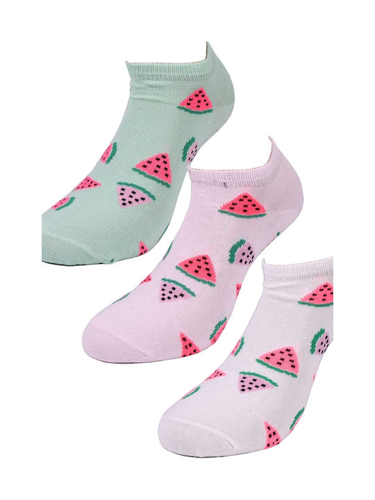 Vtex short socks socks with patterns set of 3 pairs MULTICOLOUR