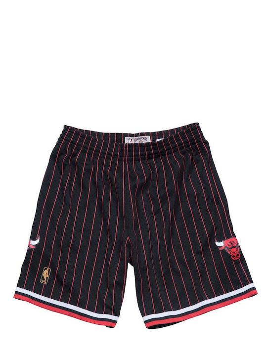 Mitchell & Ness Chicago Bulls Pinstripe Kurze Hosen Aussehen Basketball