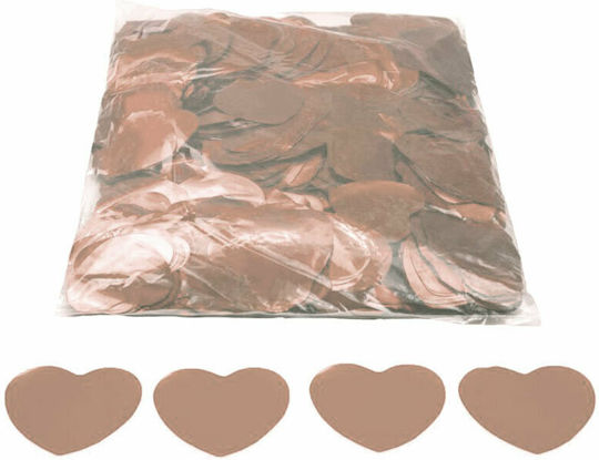 Confetti în Formă de Inimă Rose Gold 1kg 1buc