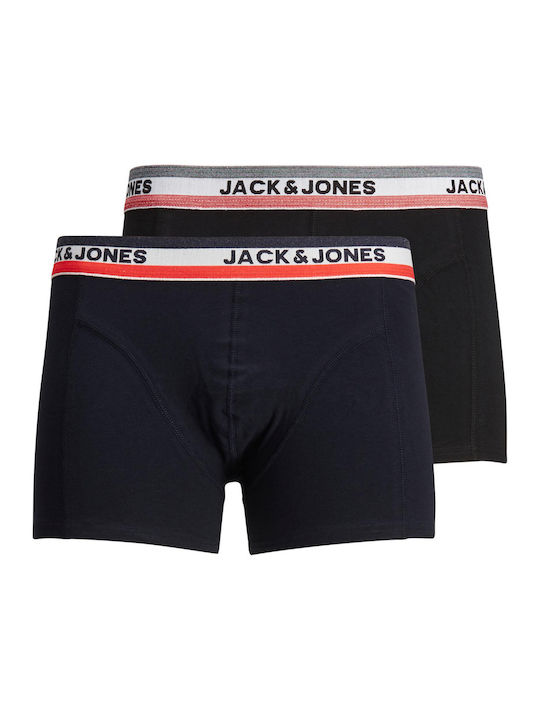 Jack & Jones Ανδρικά Μποξεράκια Navy Blazer / Black 2Pack