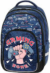 Polo Prime Gaming Schulranzen Rucksack Grundschule, Grundschule in Blau Farbe 30Es