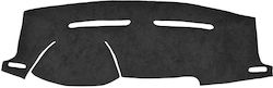 Car Dashboard Cover Alcantara without Emblem for Peugeot 208 I Black Colour