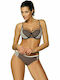 Marko Underwire Bikini Set Bra & Slip Bottom with Adjustable Straps Mokka