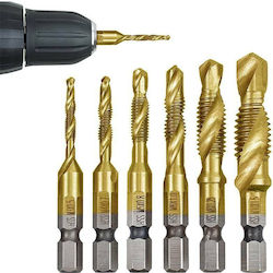 Titanium Drill Tap 6pcs Z91159