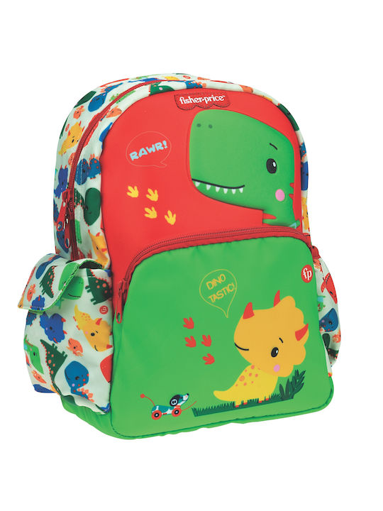 Fisher Price Dinosaur School Bag Backpack Kindergarten Multicolored